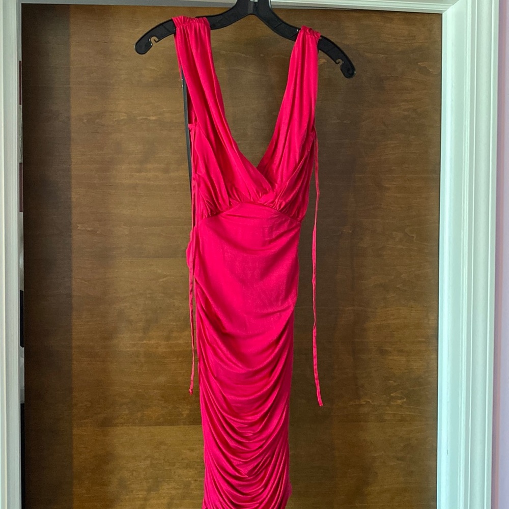Sexy ruched dress
